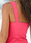 Detail back view Scoop Neck Tankini Top