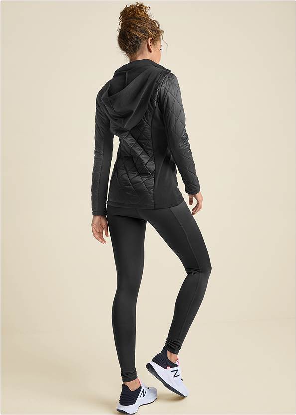 Back View Quilted Puffer Jacket