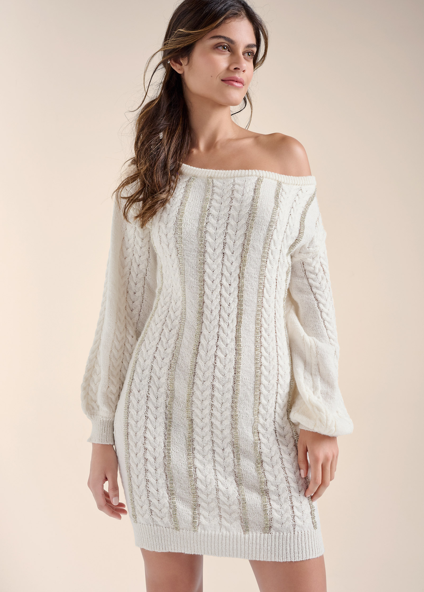 Venus white store sweater dress