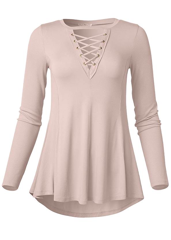 Ghost with background front view Strappy Neckline Casual Top