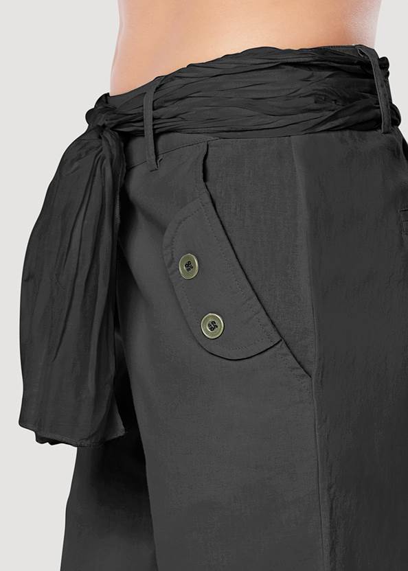 Alternate View Linen Belted Pants