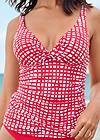 Detail front view Twist Underwire Tankini Top