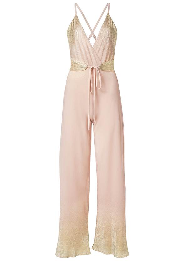Ghost with background  view Ombre Sparkle Jumpsuit