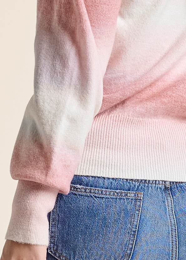 Alternate View Ombre Balloon Sleeve Sweater 