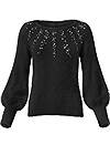 Alternate View Jeweled Feather-Soft Sweater
