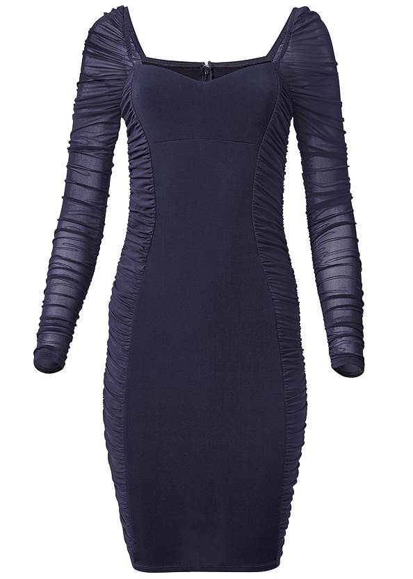 Alternate View Ruched Side Bodycon Dress