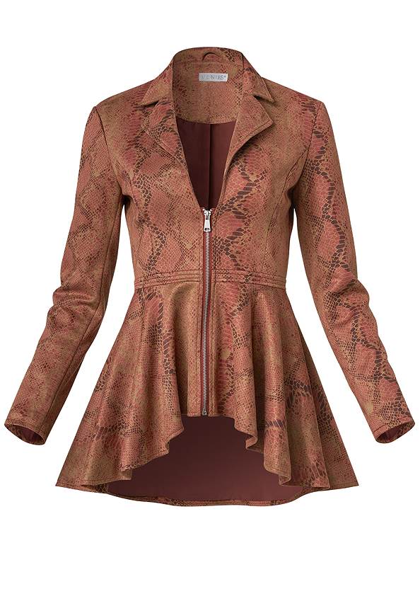 Alternate View Faux-Suede High-Low Jacket