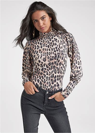 Turtleneck Top, Any 2 Tops For $49