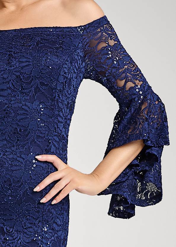 Detail  view Sequin Lace Bodycon Dress