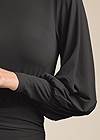 Alternate View Balloon Sleeve Ruched Top