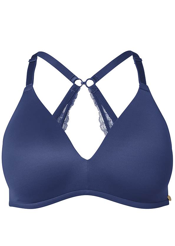 Ghost with background  view Pearl By Venus® Lace Back Wireless Bra, Any 2/$69
