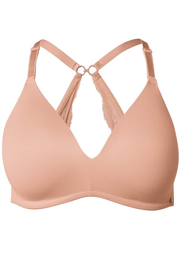 Ghost with background  view Pearl By Venus® Lace Back Wireless Bra, Any 2/$69