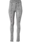 Ghost with background  view Button Detail Skinny Jeans