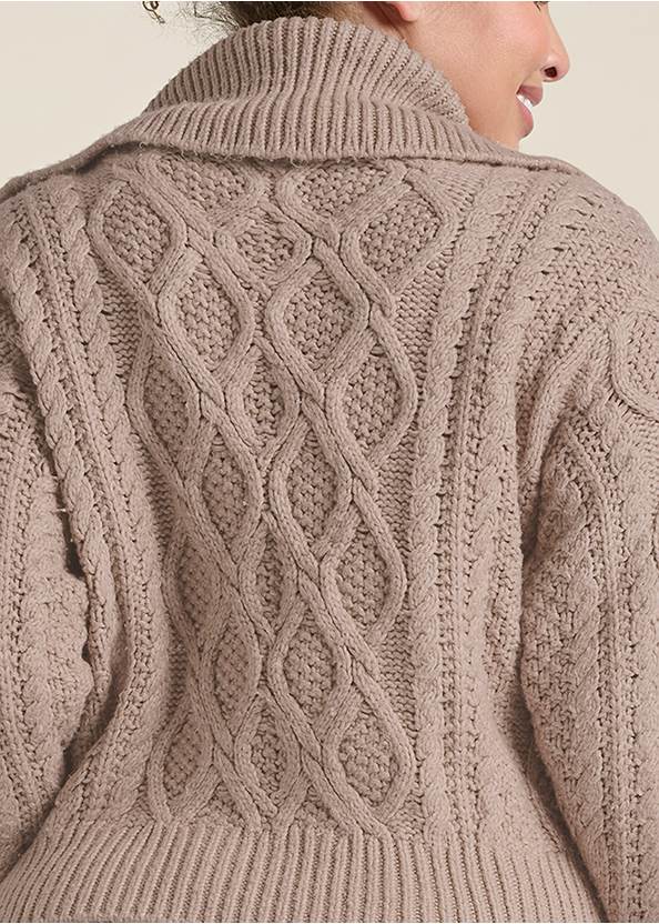 Alternate View Knit Zip Sweater