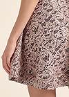 Detail back view Sequin Lace A-Line Dress