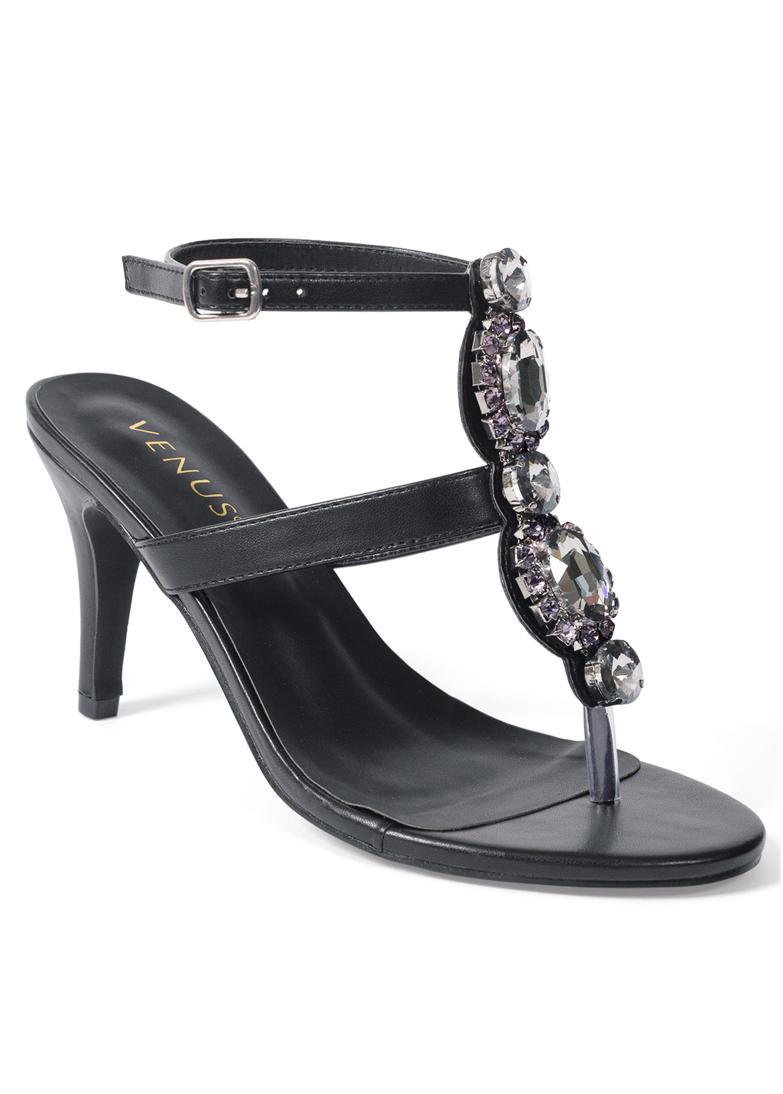 EMBELLISHED HEELS in Black Multi VENUS