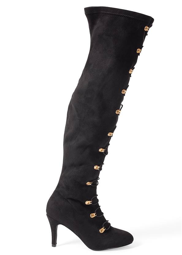 Shoe series side view Lace-Up Heeled Boots