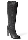 Shoe series 40° view Peep Toe Perforated Boots