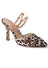 Shoe series 40° view Leopard Print Heels