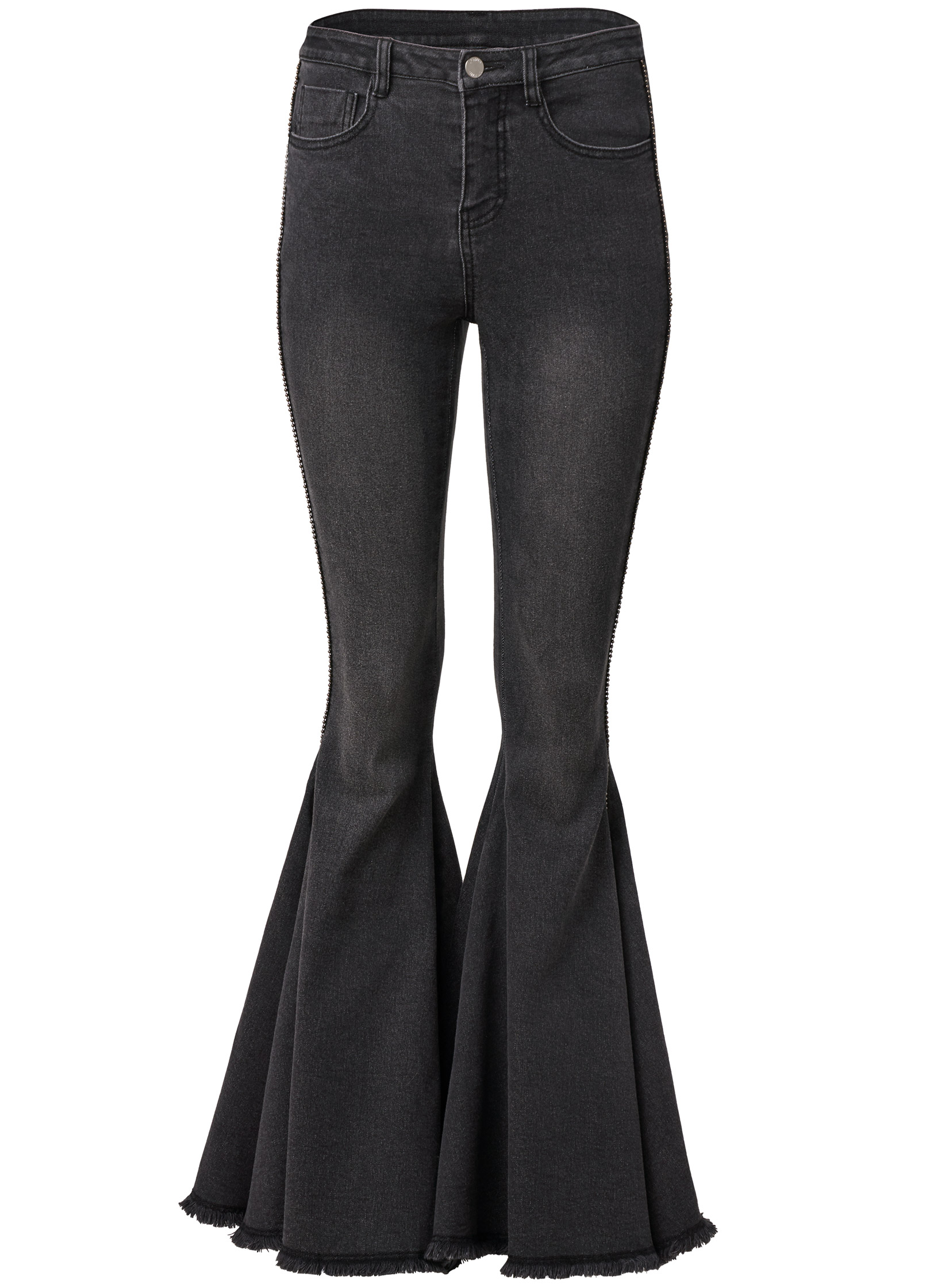 Black flare clearance jeans