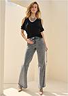 Front view New Vintage Wide Flare Jeans