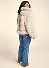 Alternate View Luxe Tiered Faux Fur Coat