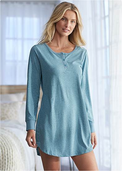 Henley Pajama Shirt