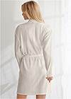 Cropped back view Cozy Robe