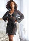 Front View  Luxe Rhinestone Robe
