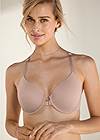 Cropped Front View Pearl By Venus® Front Close Lace Back Bra, Any 2/$69
