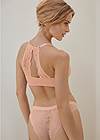 Cropped back view Pearl By Venus® Front Close Lace Back Bra, Any 2/$69