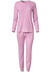 Ghost with background front view Henley Pajama Set