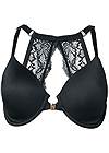 Ghost with background  view Front Close Lace Back Bra