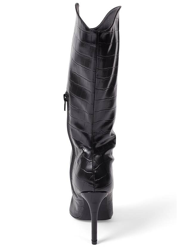 Alternate View Croc Faux-Leather Boots