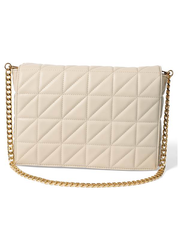 Alternate View Quilted Chain Handbag