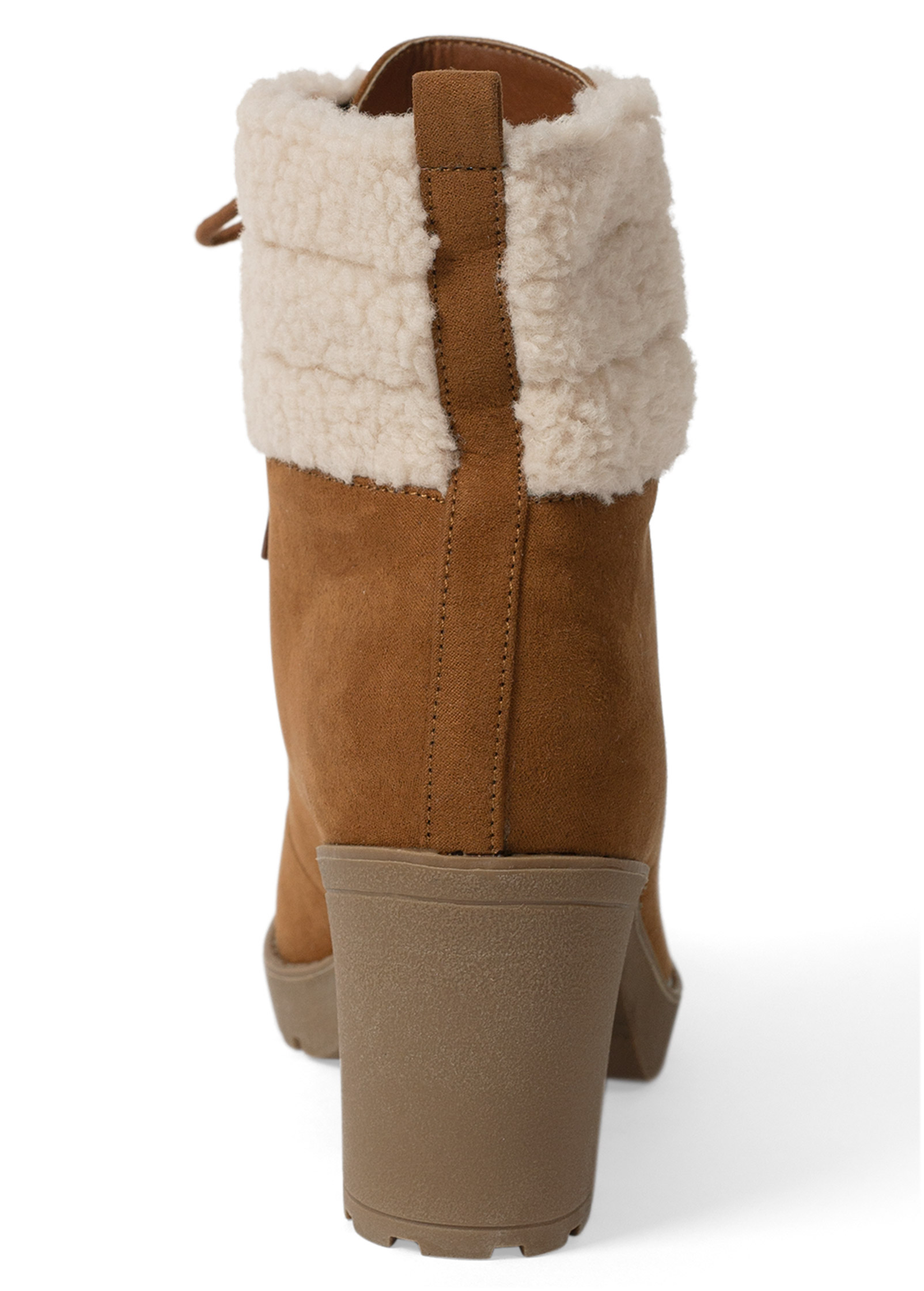 Sherpa store wedge booties