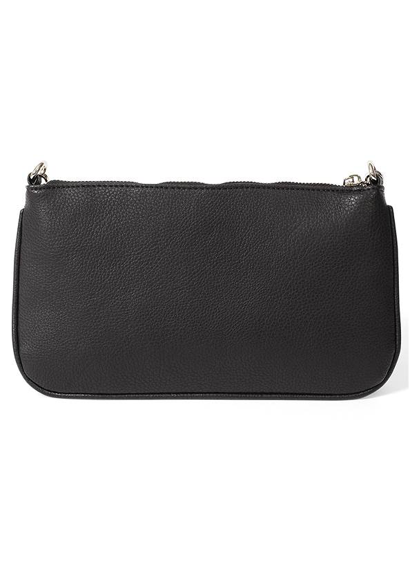 Cropped front view Stud-Embellished Crossbody