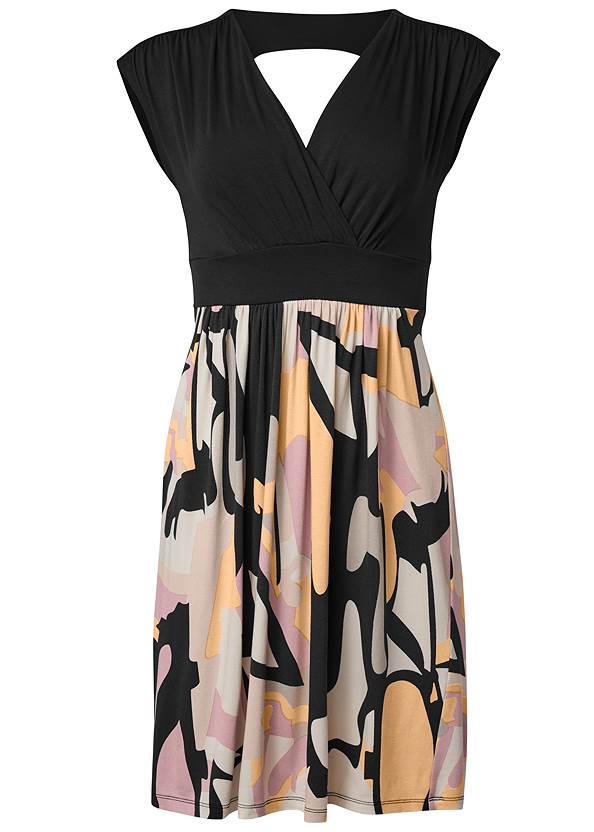 Alternate View Abstract Print Dress
