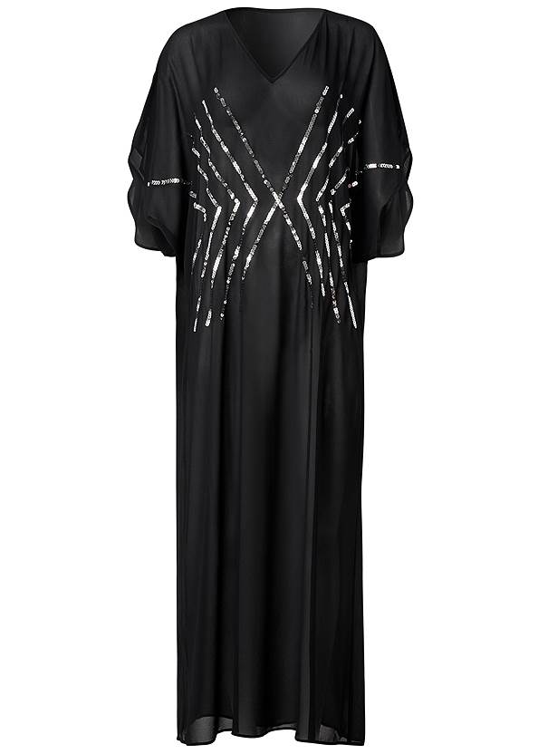 Ghost with background  view Sequin Maxi Caftan