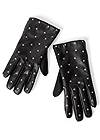 Flatshot  view Faux-Leather Studded Gloves