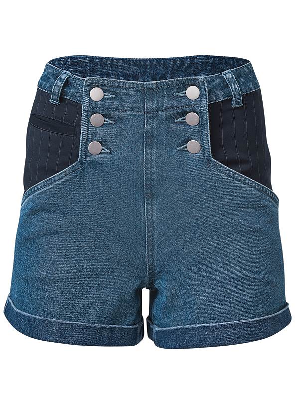 Alternate View Suiting Denim Mixed Shorts