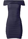 Alternate View Twist Front Ruched Bodycon Dress