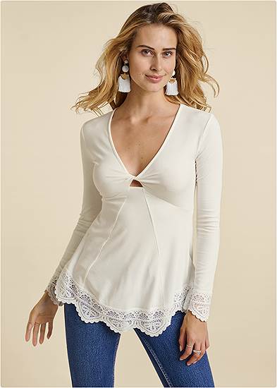 Babydoll Lace Top