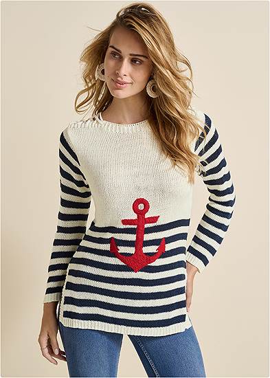 Anchor Crew Neck Sweater