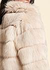 Alternate View Luxe Tiered Faux Fur Coat