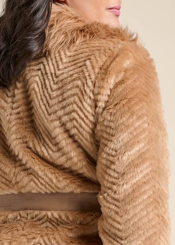 Alternate View Faux-Fur Side Zip Coat
