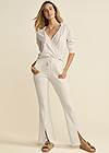 Front View Comfort Kit Flare Pant Set