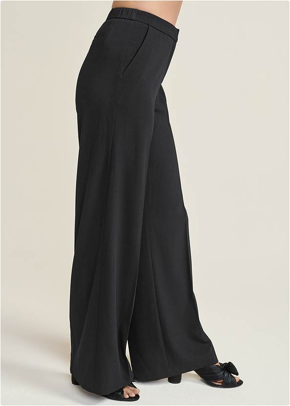 Alternate View High-Rise Wide Leg Trousers