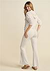 Back View Essential Flare Pant Set