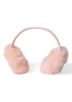 FAUX-FUR EAR MUFFS in Pale Pink | VENUS